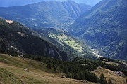 Punto panoramico nei pressi del Passo delle Possette : verso la Val Divedro e Trasquera